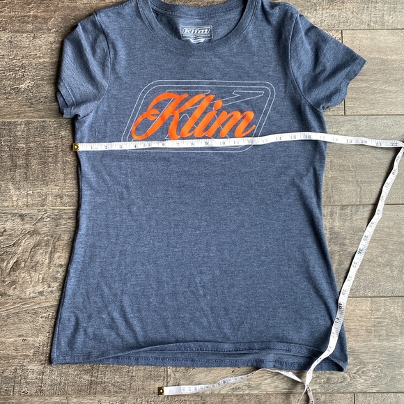 Klim snowmobile, womens t-shirt. Medium heathered blue - Picture 4 of 5